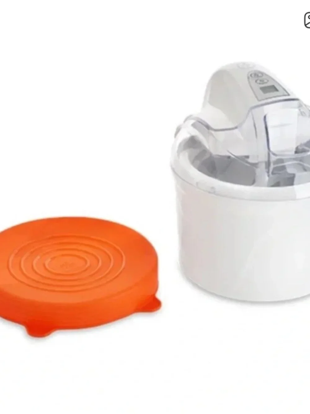 Pampered Chef Ice Cream Maker with Silicone Lid